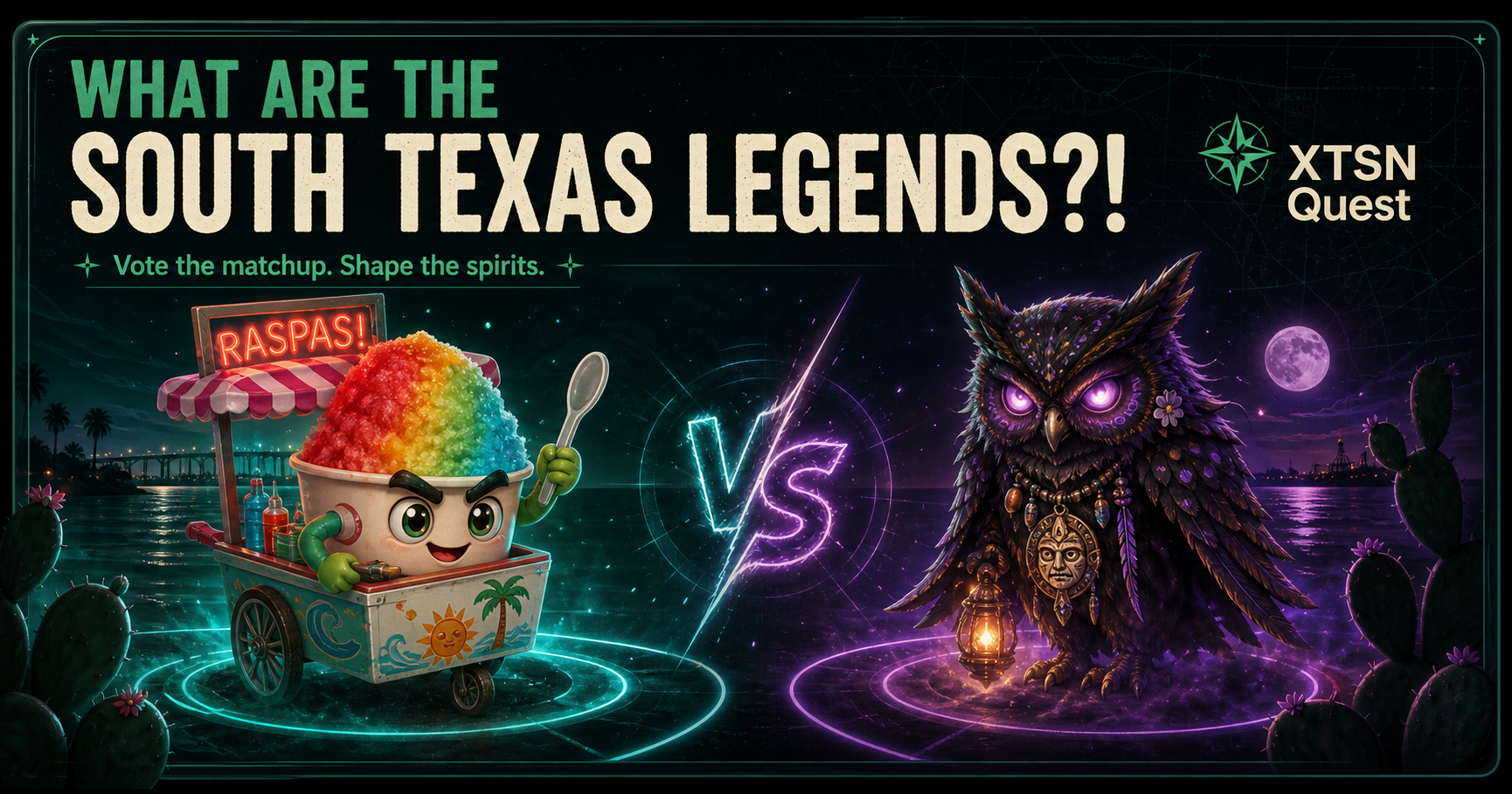 What ARE the South Texas Legends?! XTSN Quest matchup art